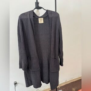 Fantastic Fawn Dark Gray Open-Front Cardigan